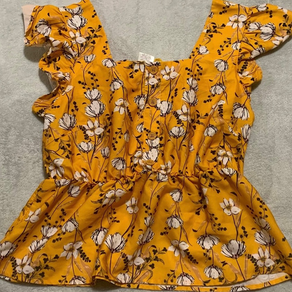 Small Floral Print Blouse